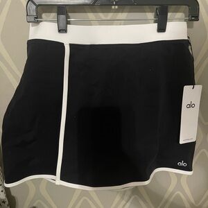 ALO Yoga Black and White Airbrush Skirt